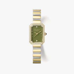 New Ms. Lola Green Onyx Watch with Quick-Release Strap