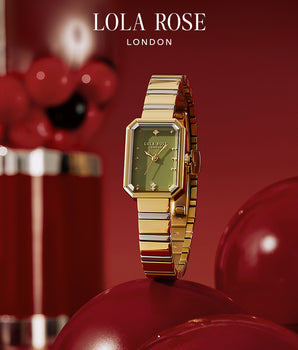 Ms. Lola Green Onyx Watch with Quick-Release Strap in Special Limited Edition Box
