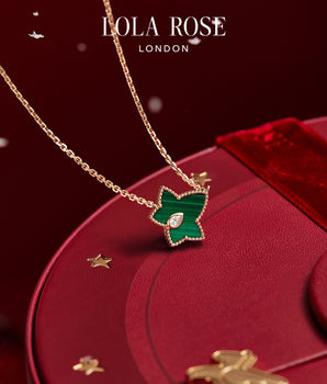 Malachite Bead Necklace in Special Limited Edition Box