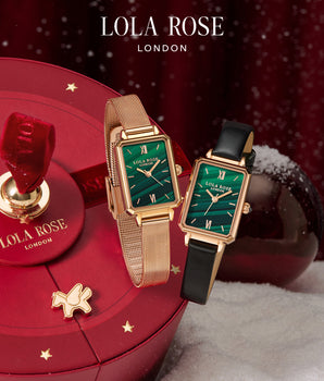 Malachite Textured Watch With Two Strap Set in Special Limited Edition Box