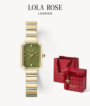 Ms. Lola Green Onyx Watch with Quick-Release Strap in Special Limited Edition Box