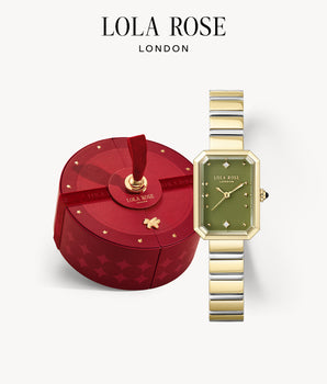 Ms. Lola Green Onyx Watch with Quick-Release Strap in Special Limited Edition Box