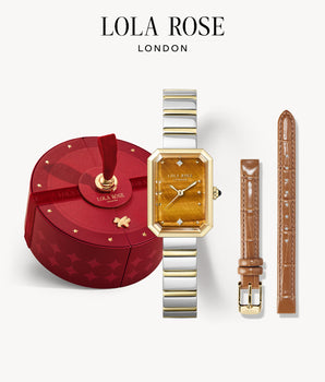 Ms Lola Tiger’s Eye Watch With Two Strap Set in Special Limited Edition Box