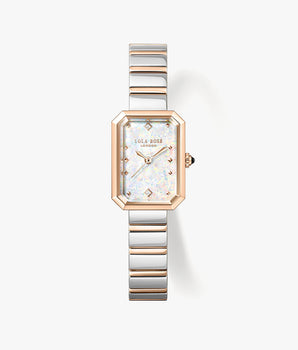 Orologio Ms. Lola opale bianco con cinturino a sgancio rapido (spedizione dal 10 giugno）