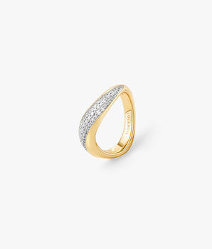 Anello di dichiarazione Vyne con zirconi