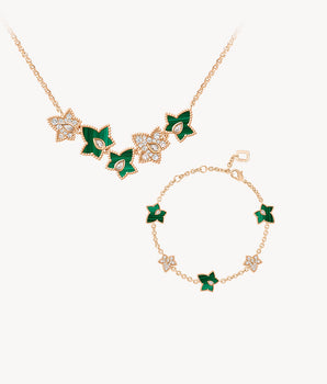 [New In] Malachite Bead Necklace & Bracelet Gift Set