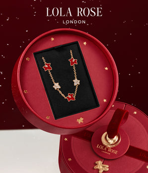 Red Carnelian Bracelet, 5-leaf motif in Special Limited Edition Box