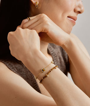 New Heliocentric Tiger's Eye Bracelet