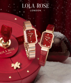 Ms Lola Red Carnelian Watch with Two Strap Set in Special Limited Edition Box