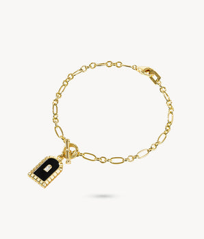 Arch Black Onyx Bracelet