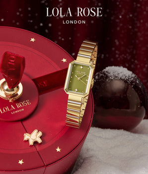 ساعة السيدة لولا جرين أونيكس مع حزام سريع التحرير في علبة خاصة ذات إصدار محدود