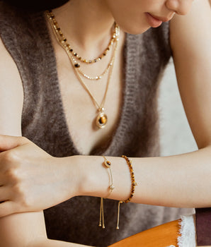 New Tiger's Eye Necklace