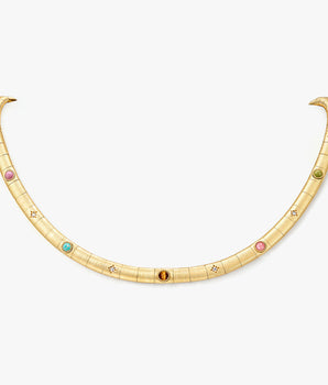 Lola Rose x AHALOLO Heliocentric Collection Multi-Gem Necklace