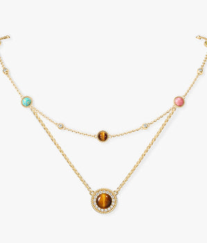 Lola Rose x AHALOLO Heliocentric Collection Necklace Gift Set