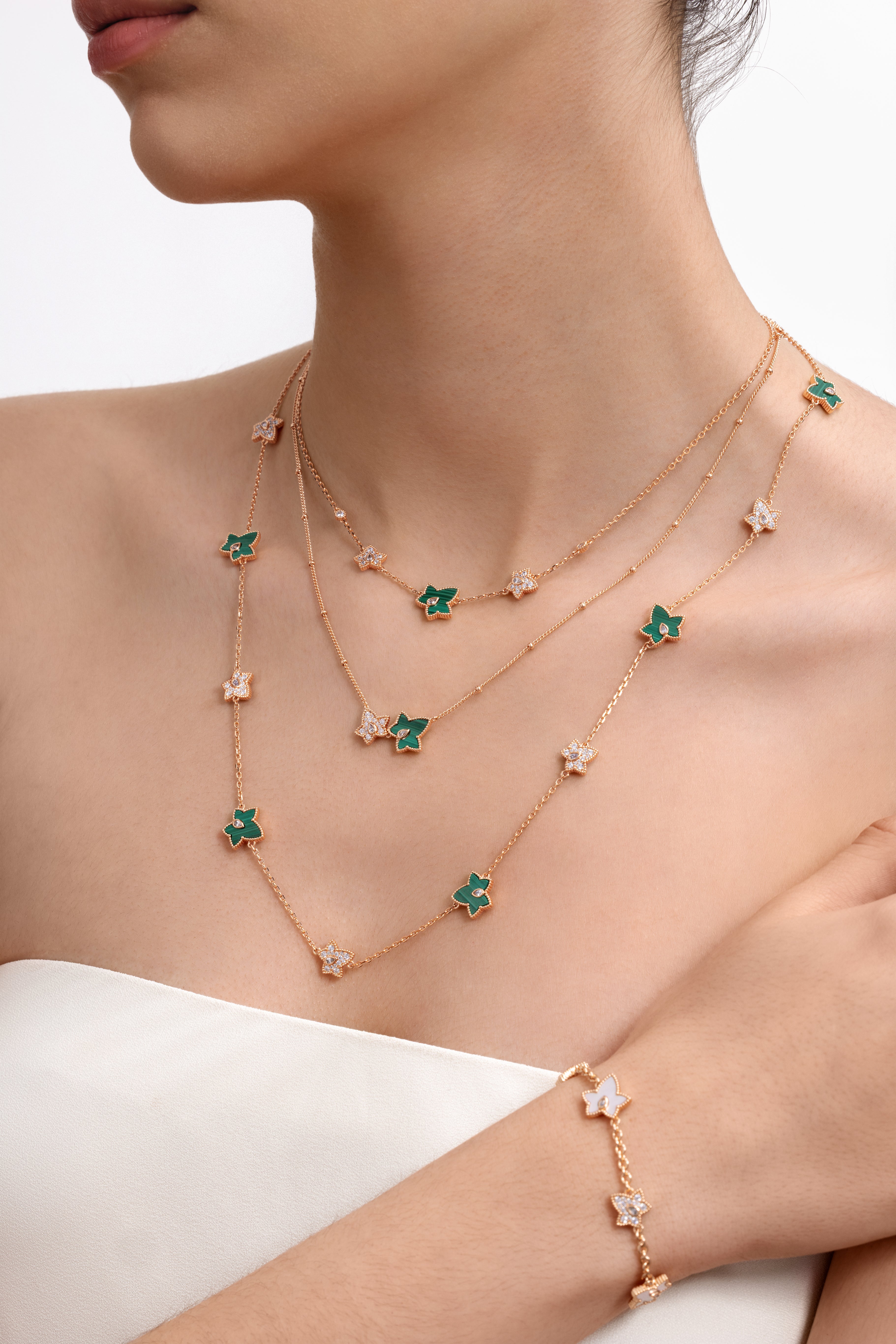 【める】LOLA ROSE アベンチュリン ネックレス Aventurine Jewellery：優雅さと運のための自然な「繁栄の石」|ローラ