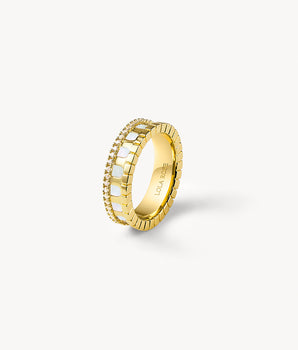 Arch Mother-of-Pearl Ring
