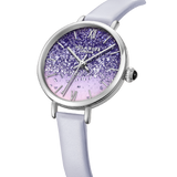 Lola Rose Gradient Sparkle Amethyst Watch With White Gold Case LR2219