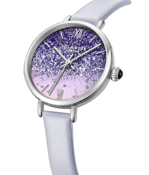 Lola Rose Gradient Sparkle Amethyst Watch With White Gold Case LR2219