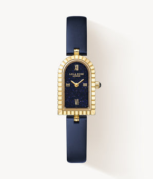 Arch-Armbanduhr aus blauem Sandstein