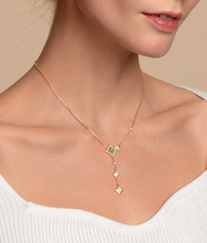 Aventurine Chain Necklace