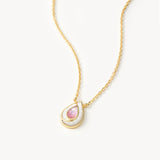Pink Mother-of-Pearl Necklace