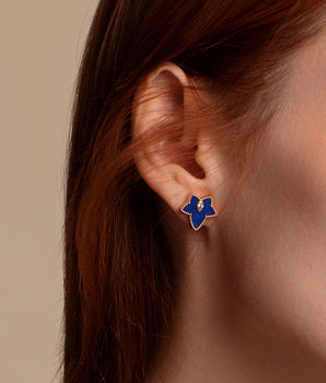 Lapis lazuli Bead Earrings
