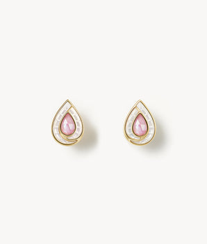 Pink Mother-of-Pearl Earrings