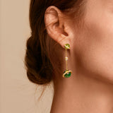 Malachite Earrings